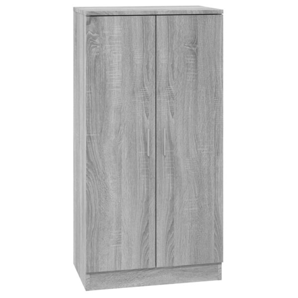 vidaXL Armoire à chaussures Sonoma gris 55x35x108 cm Bois d'ingénierie