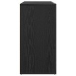 vidaXL Buffet Chêne noir 120 x 36 x 69 cm Bois d'ingénierie