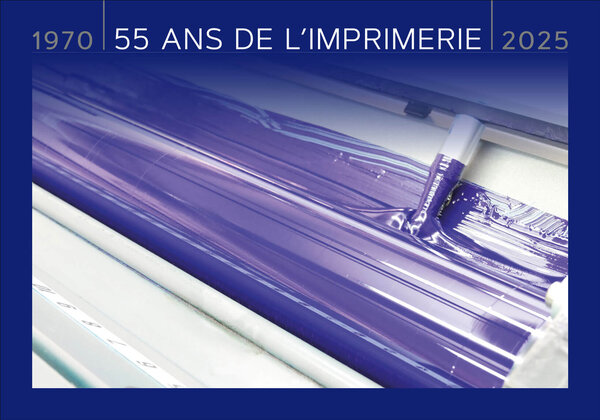Carte postale prétimbrée - 55 ans de l'Imprimerie - Encre - International