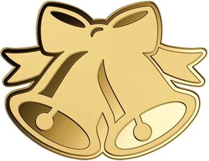 Pièce de monnaie en Or 3000 Francs g 0.031 (1/1000 oz) Millésime Gold Gift GOLDEN BELLS 1/1000