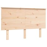 vidaXL Cadre de lit sans matelas 140x190 cm bois de pin massif