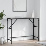vidaXL Table console sonoma gris 100x32x75 cm bois d'ingénierie