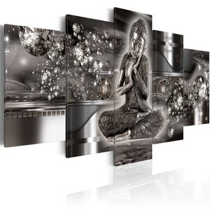 Tableau - silver serenity l x h en cm 200x100