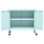 vidaXL Armoire de rangement Menthe 60x35x56 cm Acier
