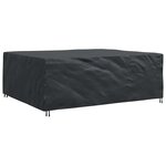 vidaXL Housse pour mobilier d'extérieur Noir 300 x 250 x 70 cm 600D