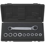 Assortiment de clés à cliquet à douilles interchangeables 10 pièces