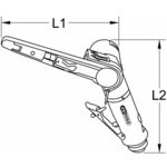 Ks tools ponceuse pneumatique à bande 150 mm 515.3549