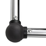 vidaXL Repose-pied Noir 45x40x13 5 cm