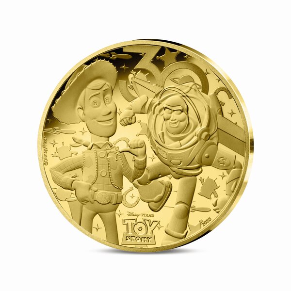 Les classiques d'animation Disney - Toy Story Monnaie de 50€ Or 1/4Oz