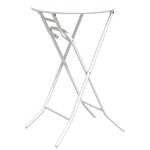 vidaXL Table de Jardin Blanc 50 x 50 x 72 cm Métal