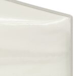 vidaXL Tente de réception pliable avec parois Crème 2x2 m