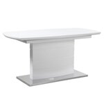 Table de séjour extensible 8/10 personnes - Laqué blanc - GRANADA