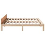 vidaXL Cadre de lit sans matelas 160x200 cm bois massif de pin