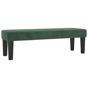 vidaXL Banc Vert foncé 100x30x30 cm Velours