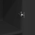 vidaXL Buffet haut noir 70x42 5x185 cm bois d'ingénierie