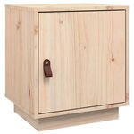 vidaXL Table de chevet 40x34x45 cm Bois de pin solide