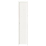 vidaXL Buffet haut Blanc 80x35x154 cm Bois massif de pin