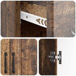 vidaXL Buffet Bois ancien 66 x 34 5 x 87 cm Bois d'ingénierie