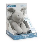 Peluche interactive flappy l'éléphant 30 cm- gund