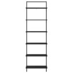 vidaXL Étagère Chêne noir 60 x 24 x 203 cm Bois d'ingénierie