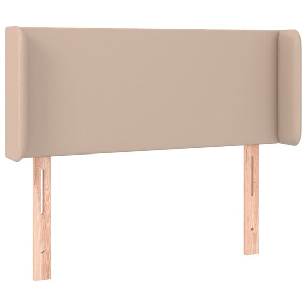 vidaXL Tête de lit avec oreilles Cappuccino 93x16x78/88 cm Similicuir