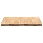 vidaXL Plan de travail de cuisine bois de chêne massif rectangulaire