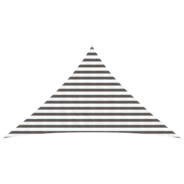 vidaXL Voile d'ombre 2 5 x 2 5 x 3 5 m HDPE Triangulaire