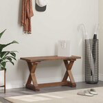 vidaXL banc Naturel 85 x 35 x 47 cm Bois massif de récupération