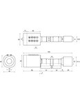 INTELOCK - Cylindre connecté Intelock STUDY  taille ajustable  argent - INTELOCK