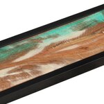 vidaXL Étagères murales 2 Pièces 110x17x17cm bois récupération massif/fer