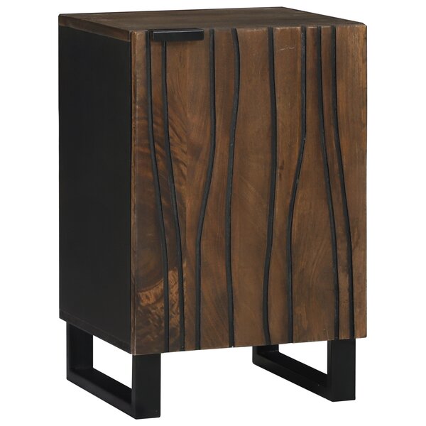 vidaXL Meuble de Salle de Bain 38x33.5x58 cm en Bois de Manguier