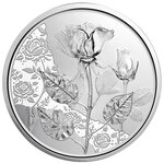 Pièce de monnaie 10 euro Autriche 2021 argent BU – Rose