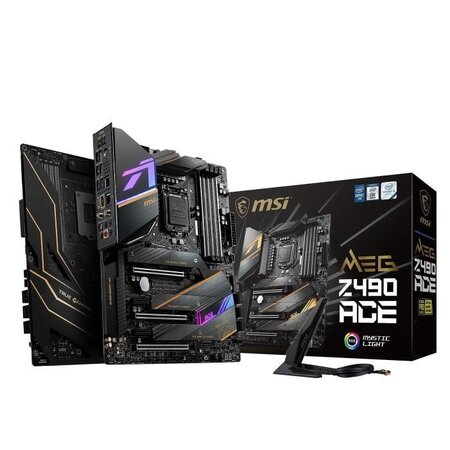 Msi meg z490 ace carte mère intel z490 lga 1200 (socket h5) atx