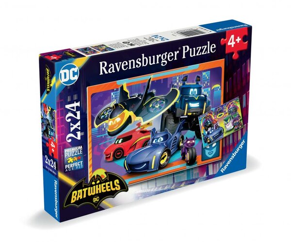 Puzzles 2x24 p - prêt pour l'action / batwheels