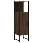 vidaXL Armoire de salle de bain chêne marron 33x33x120 5 cm