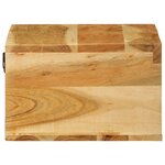 VidaXL Meuble TV mural 40x30x19 cm bois massif d'acacia