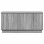 vidaXL Meuble TV Gris Sonoma 100 x 38 x 49 cm Bois d'ingénierie