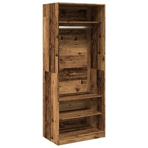 vidaXL Garde-robe vieux bois 80x50x200 cm bois d'ingénierie