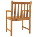 vidaXL Chaises de jardin lot de 8 56x55 5x90 bois massif d'acacia