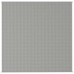 vidaXL Couverture lestée Gris 200x200 cm 13 kg Tissu