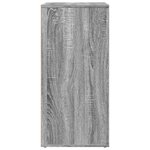 vidaXL Buffet sonoma gris 79x38x80 cm bois d'ingénierie