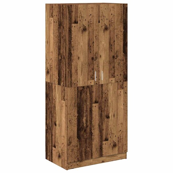 vidaXL Garde-robe vieux bois 80x52x180 cm bois d'ingénierie