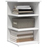 vidaXL Armoire latérale Blanc 35x35x55 cm Aggloméré