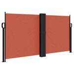 vidaXL Auvent latéral rétractable terre cuite 120x1000 cm