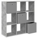 vidaXL Buffet Gris béton 102 x 31 x 99 5 cm