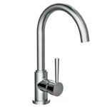SCHÜTTE Mitigeur d'évier avec bec verseur rond CORNWALL Chrome