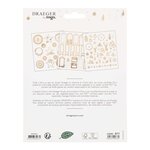 Carnet De Stickers En Papier - Blanc Et Or - Spécial Réveillon - Draeger paris