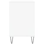 vidaXL Armoire à chaussure Blanc brillant 102x36x60 cm Bois ingénierie