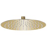 vidaXL Pomme de douche pluie Acier inoxydable 25 cm Ronde Doré
