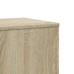 vidaXL Supports pour plantes 2 Pièces chêne sonoma bois d'ingénierie